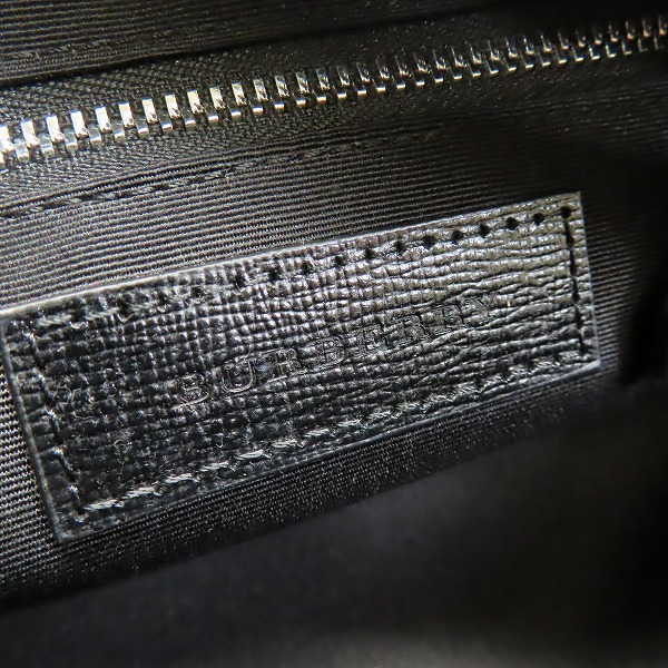 実際に弊社で買取させて頂いたBURBERRY/バーバリー ロンドンチェック セカンドバッグ 4068330の画像 4枚目