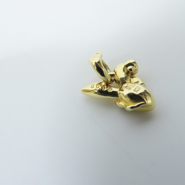 実際に弊社で買取させて頂いた【ギャラ付】Bloody Mary/ブラッディマリー 干支 K18 卯 月読PENDANTの画像 5枚目