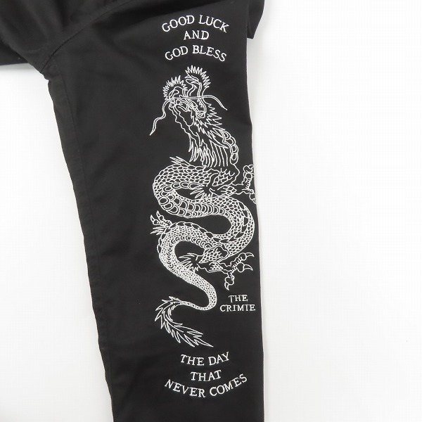 実際に弊社で買取させて頂いたCRIMIE/クライミー CHINO JACKET 龍刺繍 スイングトップ C1H1-JK07/Mの画像 6枚目