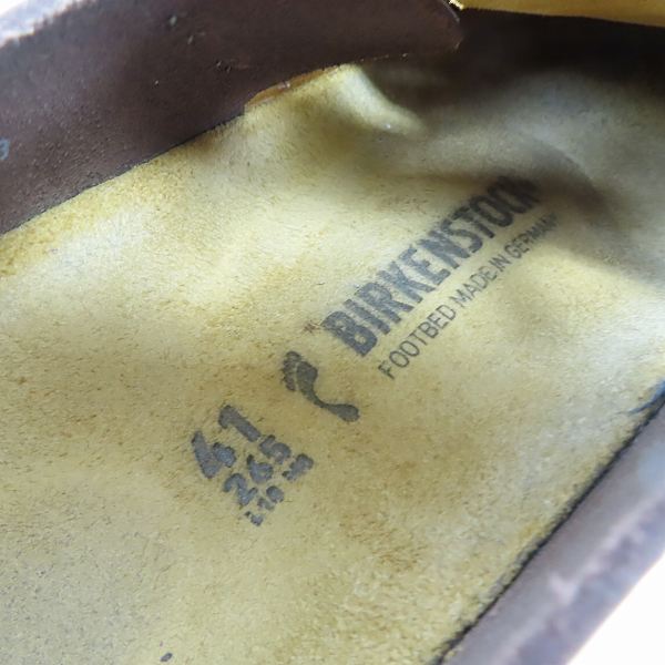 実際に弊社で買取させて頂いたBIRKENSTOCK/ビルケンシュトック LONDON/ロンドン スウェードレザーコンビ サンダル Size：41の画像 5枚目
