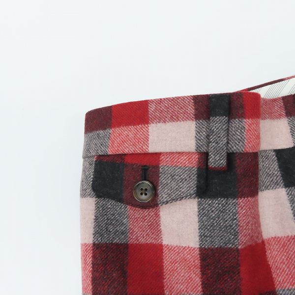 実際に弊社で買取させて頂いたBLACK FLEECE by Brooks Brothers/ブラックフリース ブルックスブラザーズ チェック柄 ウール ハーフパンツ BB3の画像 5枚目