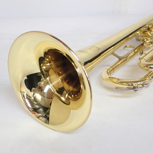 実際に弊社で買取させて頂いた★YAMAHA/ヤマハ YTR-233/YTR233 トランペット ゴールド ハードケース付きの画像 2枚目
