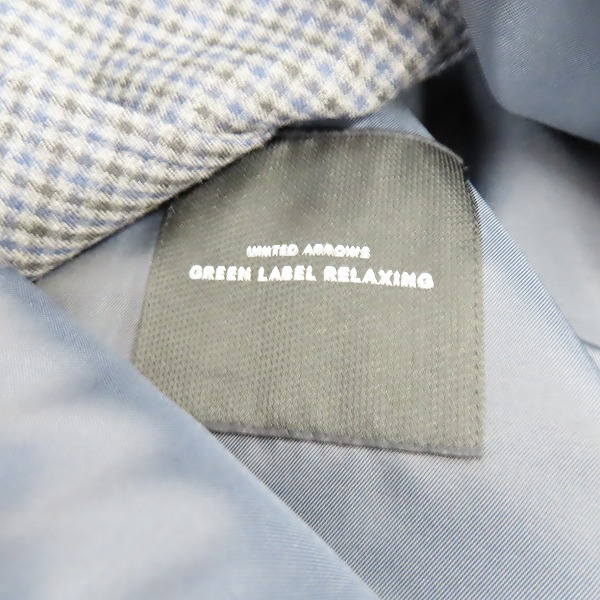 実際に弊社で買取させて頂いたUNITED ARROWS GREEN LABEL RELAXING/ユナイテッドアローズ グリーンレーベルリラクシング 2B テーラードジャケット/Lの画像 2枚目