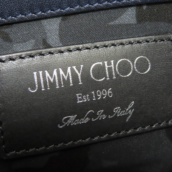実際に弊社で買取させて頂いた【未使用】JIMMY CHOO/ジミー チュウ DEREK/デレク スタースタッズ クラッチバッグの画像 5枚目