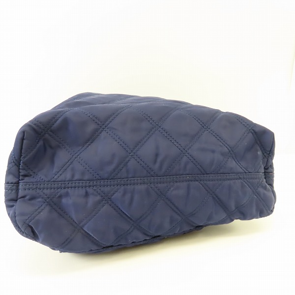 実際に弊社で買取させて頂いたMARC JACOBS/マークジェイコブス キルティング トートバッグ/ネイビーの画像 2枚目
