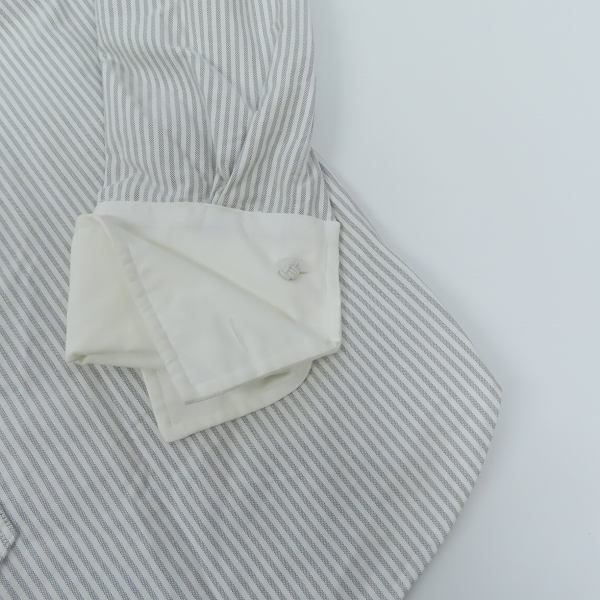 実際に弊社で買取させて頂いた【未使用】BLACK FLEECE by Brooks Brothers/ブラックフリース ブルックスブラザーズ ストライプシャツ/BB3の画像 6枚目