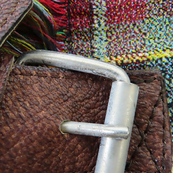 実際に弊社で買取させて頂いたJean Paul GAULTIER FEMME/ジャンポールゴルチェ チェック転写 ラップスカート/40の画像 9枚目