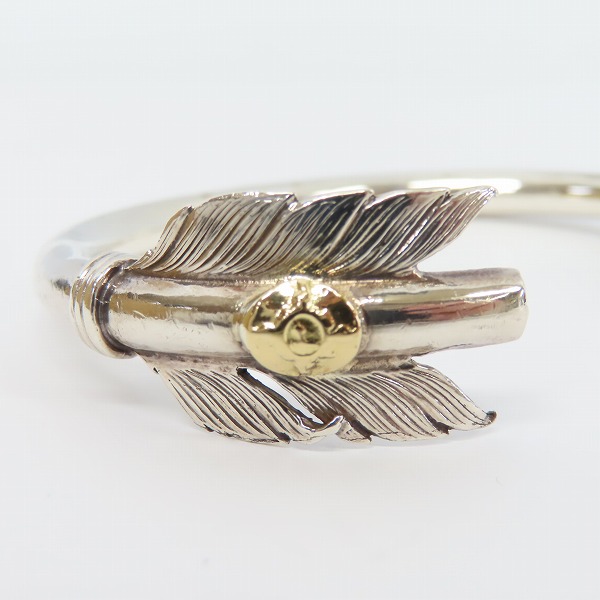 実際に弊社で買取させて頂いたFIRST ARROWS/ファーストアローズ K18付 ファーストアロー バングル BR-067の画像 7枚目