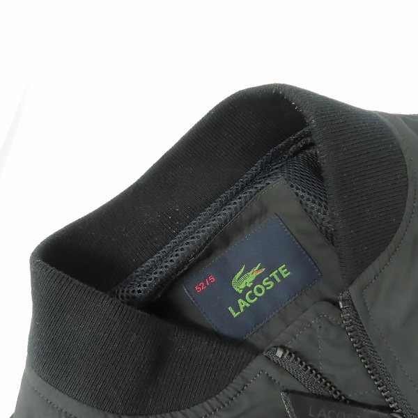 実際に弊社で買取させて頂いたLACOSTE/ラコステ 中綿 3Bテーラードジャケット/ショールカラーカットソー/MA-1/5 3点セットの画像 4枚目