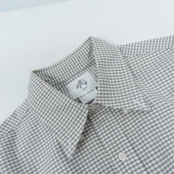実際に弊社で買取させて頂いたBLACK FLEECE by Brooks Brothers/ブラックフリース ブルックスブラザーズ ギンガムチェックシャツ/BB4の画像 5枚目
