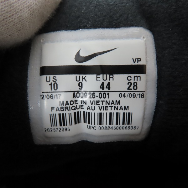 実際に弊社で買取させて頂いたNIKE×atmos/ナイキ×アトモス AIR MAX 90 PRNT エアマックス WE LOVE NIKE AQ0926-001/28の画像 5枚目