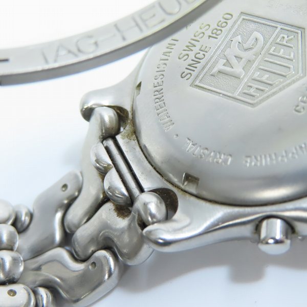 実際に弊社で買取させて頂いたTAG HEUER/タグ ホイヤー Professional 200/プロフェッショナル クロノグラフ クォーツ腕時計 CG1110-0【動作未確認】の画像 5枚目