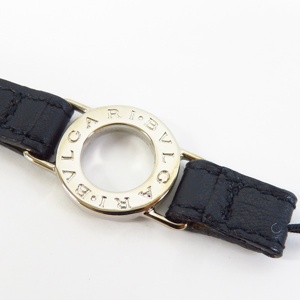 実際に弊社で買取させて頂いたBVLGALI/ブルガリ 携帯ストラップ ネイビー 22122の画像 1枚目