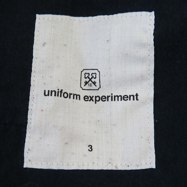 実際に弊社で買取させて頂いたuniform experiment/ユニフォームエクスペリメント MOVE FIT 2 TUCK SHIRRING SLACKS UE-178007/3の画像 3枚目