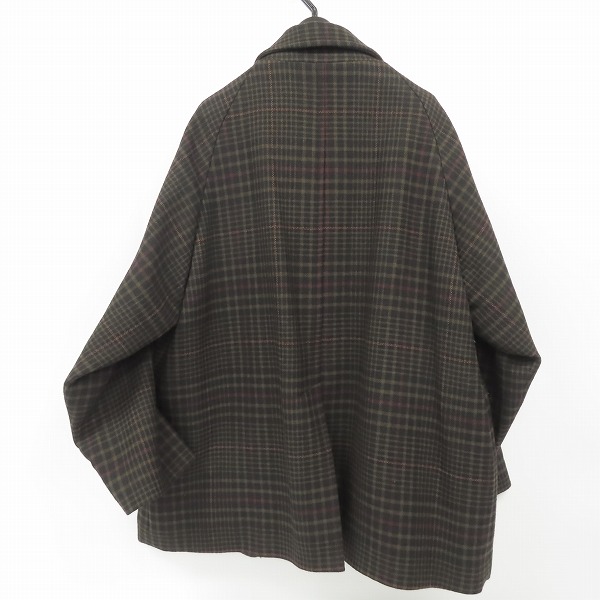 実際に弊社で買取させて頂いたJOURNAL STANDARD/ジャーナルスタンダード TRISECT2 チェック柄 ウールコート Mの画像 1枚目