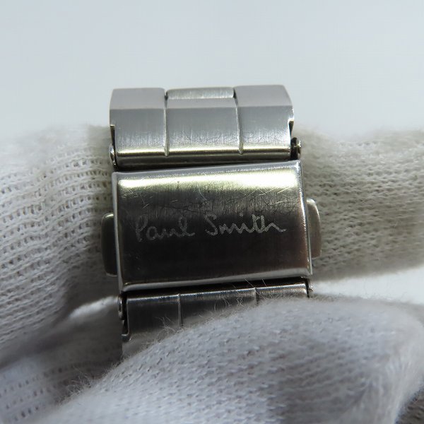 実際に弊社で買取させて頂いたPaul Smith/ポールスミス ナンバー7 腕時計 1045-T019421【動作未確認】の画像 6枚目