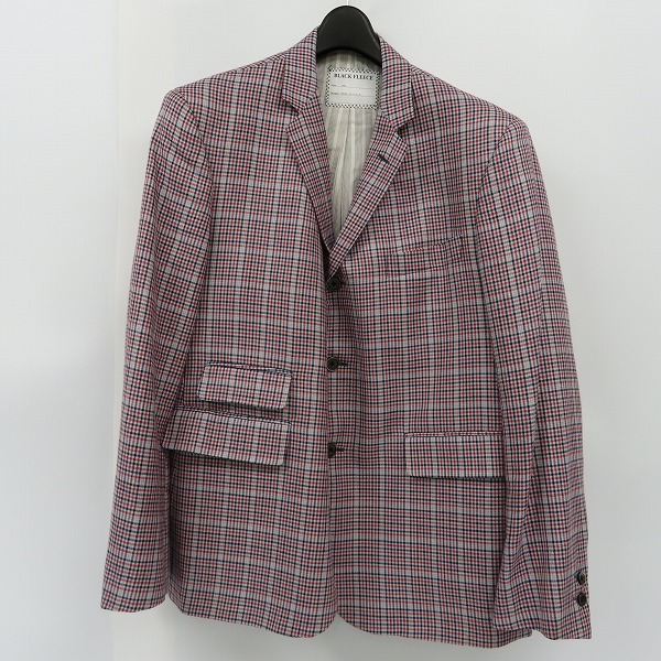 実際に弊社で買取させて頂いたBlack Fleece By Brooks Brothers/ブラックフリース バイ ブルックスブラザーズ チェック柄  3Bジャケット/44