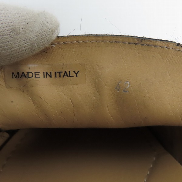 実際に弊社で買取させて頂いたEDIFICE/エディフィス コインローファー/42の画像 5枚目