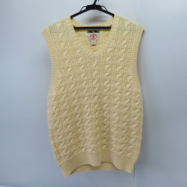 実際に弊社で買取させて頂いたBrooks Brothers/ブルックスブラザーズ ケーブルニット ベスト L