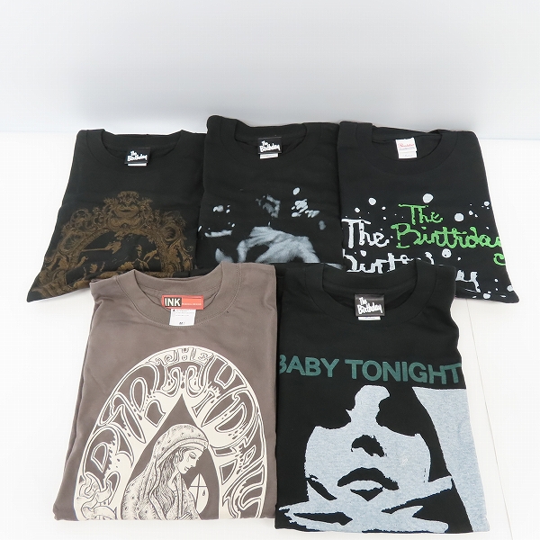 実際に弊社で買取させて頂いたThe Birthday/ザ・バースディ バンドTシャツ/バンT Size：M 5点セット