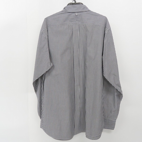 実際に弊社で買取させて頂いたBLACK FLEECE by Brooks Brothers/ブラックフリース  ストライプ 長袖 B.D.シャツ ブラック×ホワイト/BB4の画像 1枚目