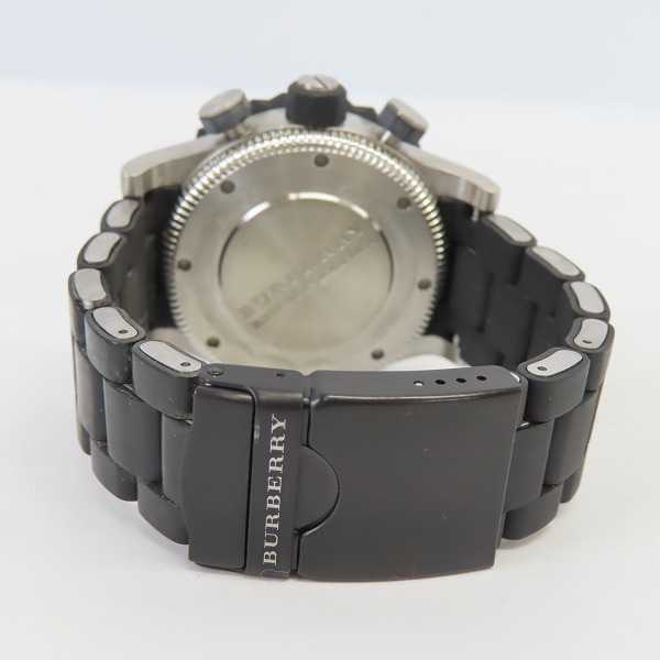 実際に弊社で買取させて頂いたBURBERRY/バーバリー クロノグラフ ダイバーズ ウォッチ/腕時計 BU7661【動作未確認】の画像 2枚目