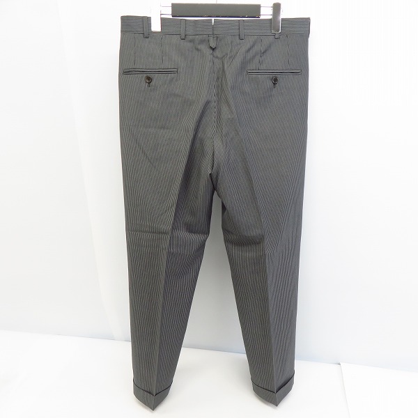 実際に弊社で買取させて頂いたBROOKS BROTHERS/ブルックスブラザーズ ウールストライプスラックスパンツ グレー/BB2の画像 1枚目