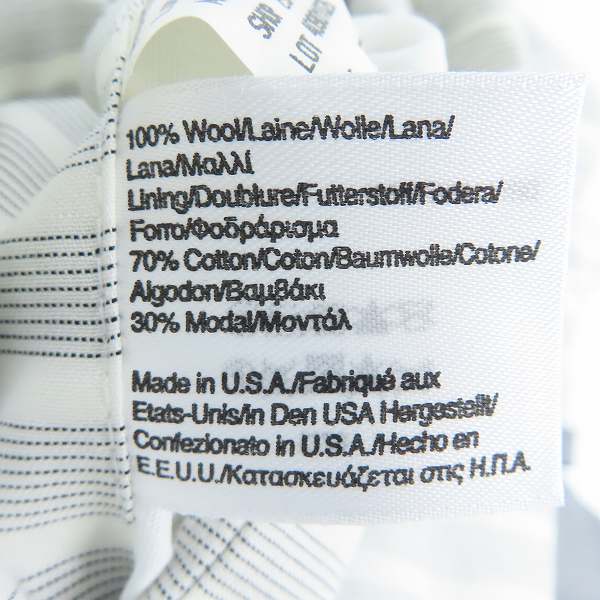 実際に弊社で買取させて頂いたBrooks Brothers/ブルックスブラザーズ 3Bテーラードジャケット グレー/BB4の画像 4枚目