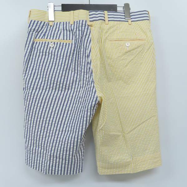 実際に弊社で買取させて頂いたBLACK FLEECE by Brooks Brothers/ブラックフリース ブルックスブラザーズ ストライプ柄 ハーフパンツ BB3の画像 1枚目