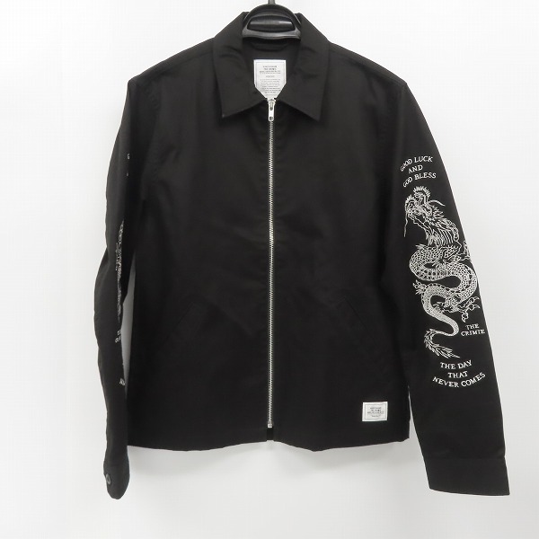 実際に弊社で買取させて頂いたCRIMIE/クライミー CHINO JACKET 龍刺繍 スイングトップ C1H1-JK07/M
