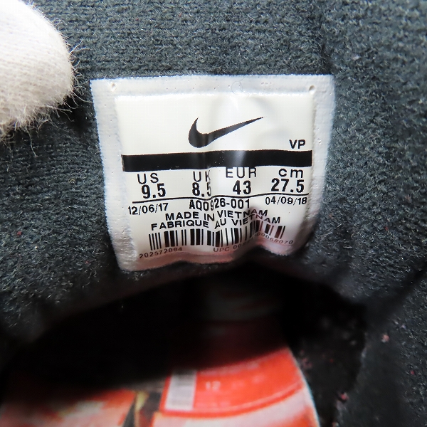 実際に弊社で買取させて頂いたNIKE×atmos/ナイキ×アトモス AIR MAX 90 PRNT エアマックス WE LOVE NIKE AQ0926-001/27.5の画像 5枚目