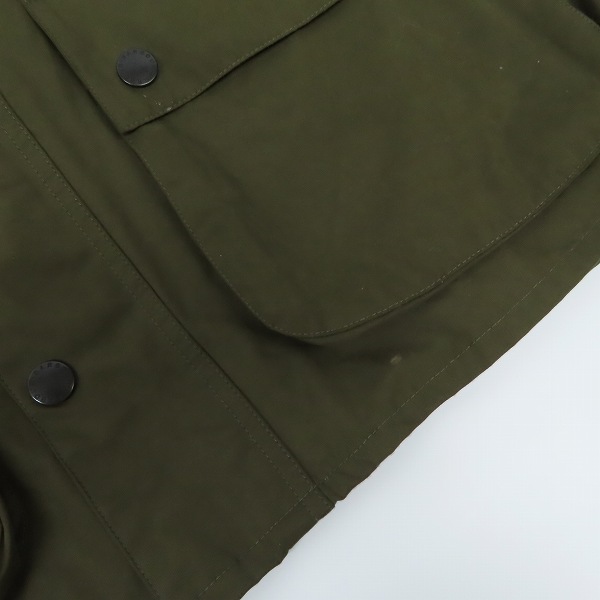 実際に弊社で買取させて頂いたBarbour/バブアー 20SS BEDALEビデイル ピーチスキン ノンワックス ジャケット 2001179/40の画像 7枚目