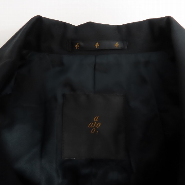 実際に弊社で買取させて頂いたato/アトウ シングルトレンチコート/46の画像 2枚目