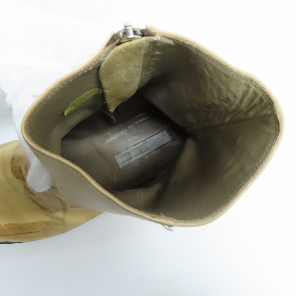 実際に弊社で買取させて頂いたMIHARA YASUHIRO/ミハラヤスヒロ サイドジップブーツ 27.5の画像 4枚目