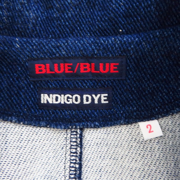 実際に弊社で買取させて頂いたBLUE BLUE/ブルーブルー INDIGO DYE テーラードジャケット/2の画像 2枚目