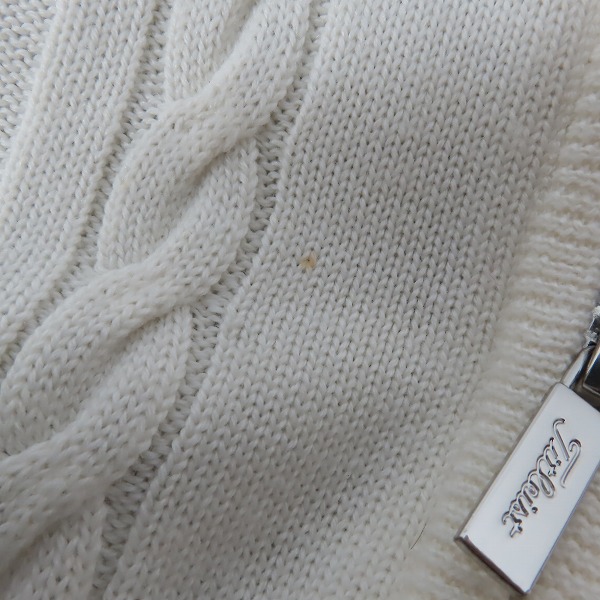 実際に弊社で買取させて頂いたTitleist/タイトリスト ケーブルジップアップニットジャケット 蓄熱裏地/LLの画像 5枚目