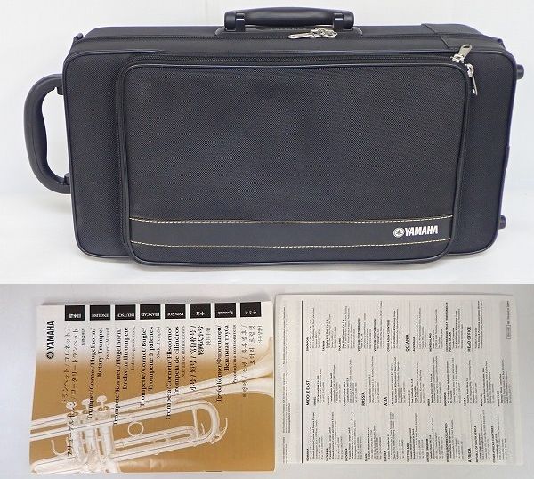 実際に弊社で買取させて頂いた★YAMAHA/ヤマハ YTR-4335G/YTR4335G トランペット 銀メッキ仕上げ セミハードケース付 の画像 9枚目