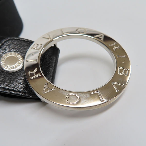 実際に弊社で買取させて頂いたBVLGARI/ブルガリ BBラウンドバックル シグネチャーロゴベルト 42/105の画像 6枚目