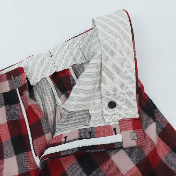 実際に弊社で買取させて頂いたBLACK FLEECE by Brooks Brothers/ブラックフリース ブルックスブラザーズ チェック柄 ウール ハーフパンツ BB3の画像 4枚目