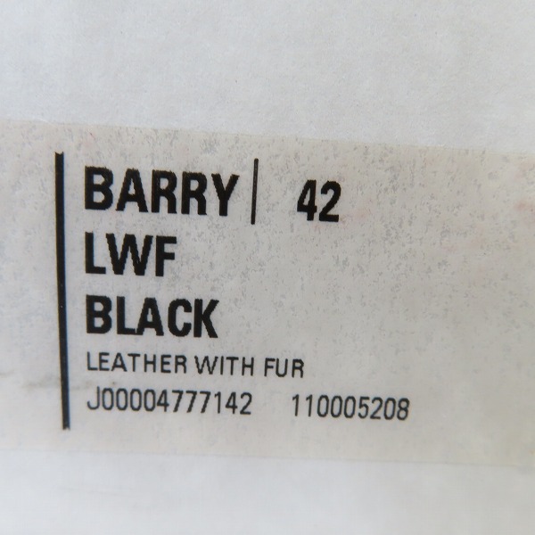 実際に弊社で買取させて頂いたJIMMYCHOO/ジミーチュウ ファー付き ハイカットスニーカーブーツ/42の画像 9枚目