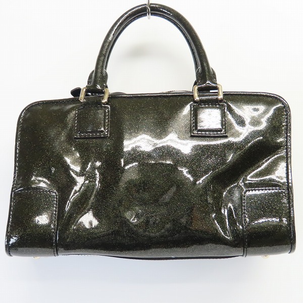 実際に弊社で買取させて頂いたLOEWE/ロエベ アマソナ エナメル ハンドバッグの画像 1枚目