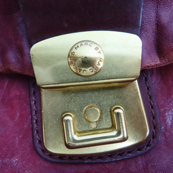 実際に弊社で買取させて頂いたMARC BY MARC JACOBS/マークバイマークジェイコブス レザー ハンドバッグの画像 5枚目