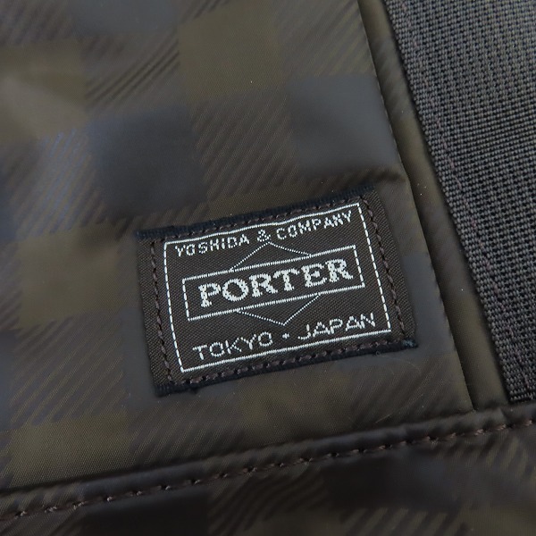 実際に弊社で買取させて頂いたHEAD PORTER/ヘッドポーター BROWNIE チェック柄 バックパック/リュックサックの画像 5枚目