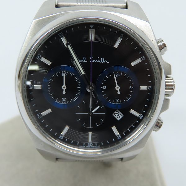 実際に弊社で買取させて頂いたPaulSmith/ポールスミス クロノグラフ クォーツ腕時計 0520-S092388