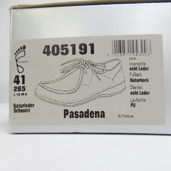 実際に弊社で買取させて頂いたBIRKENSTOCK/ビルケンシュトック PASADENA/パサデナ ブラック シューズ 405191/41の画像 9枚目