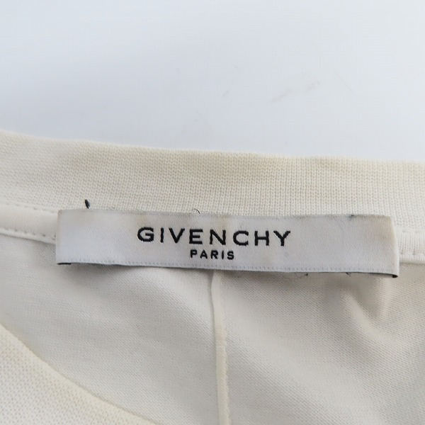 実際に弊社で買取させて頂いたGIVENCHY/ジバンシィ ロゴプリント 半袖Tシャツ 17P 7701 484/Sの画像 2枚目