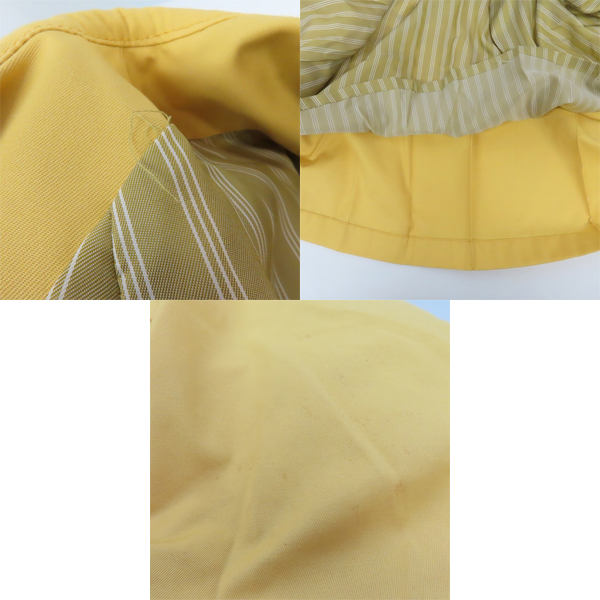 実際に弊社で買取させて頂いたLACOSTE/ラコステ コットン 裏地ストライプ トレンチコート/38の画像 8枚目