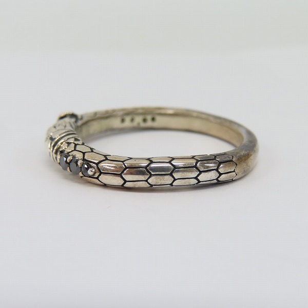 実際に弊社で買取させて頂いた【ギャラ付】Bloody Mary/ブラッディマリー 四神 - 玄武 リング ブラックダイヤ 25号の画像 1枚目