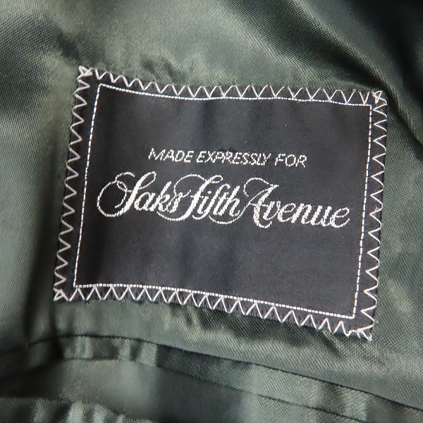 実際に弊社で買取させて頂いたGIORGIO ARMANI/ジョルジオアルマーニ ウール カシミア混 ロングコート/40の画像 3枚目