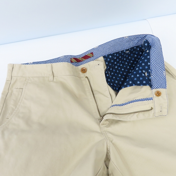 実際に弊社で買取させて頂いたBROOKS BROTHERS/ブルックスブラザーズ コットンパンツ ライトベージュ/W35の画像 2枚目